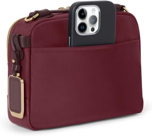 TUMI - Voyageur Teghan Crossbody - Compact Purse with Leather Trim - For Everyday Casual Travel - Mink in Kuwait