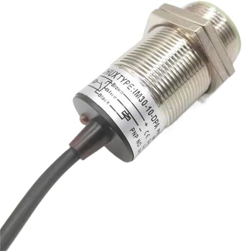 مستشعر القرب الاستقرائي M30 PNP No NC 24V Metal Case Flush Type Type 10mm Detection Switch (PNP NC) in Saudi Arabia