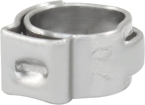 50PCS PEX Cinch Clamps ، 1/4 بوصة PEX تجعيد الحلقات المشابك من الفولاذ المقاوم للصدأ لتوصيلات أنابيب تركيبات (5.8-7 مم) in Saudi Arabia