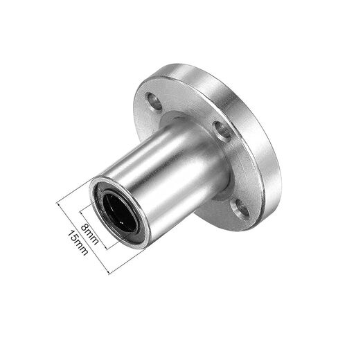 LMF8UU 8mmx15mmmx24mm مستديرة شفة الحركة اللزجة كرة جلبة تحمل 1pcs in Kuwait