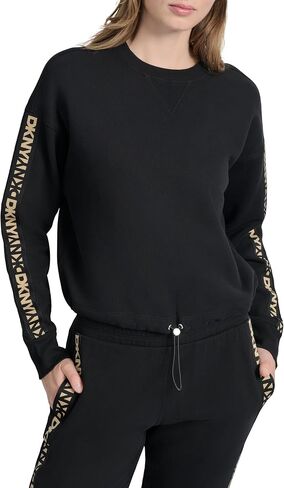 صوف DKNY للسيدات يسحب قميص Crewneck Sweatsher in Saudi Arabia