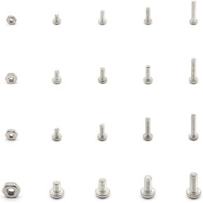320pcs #2-56#4-40#6-32#8-32 UNC Stainless Steel Phillips Pan Head Machine Screws Nuts Assortment Kit in Saudi Arabia