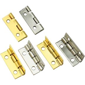 MESKEL 10 Pieces Bronze/Silver/Gold Cabinet Hinge Wooden Box Luggage Furniture Connector Hinge Decorative Hardware (Color : Bronze-g47) in Saudi Arabia