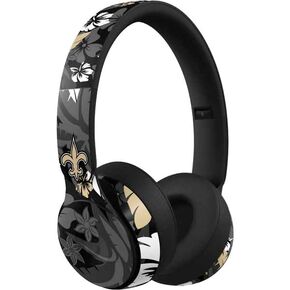 Skinit Skinit Audio Audio Skin متوافق مع Beats Solo Pro - NFL NFL New Orleans Saints تصميم Vision Double Design in Kuwait