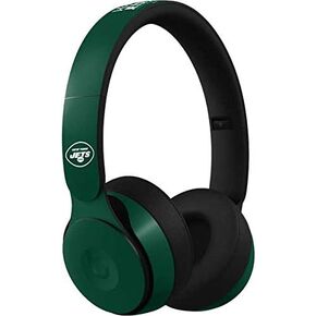 Skinit Sched Secal Audio Skin متوافق مع Beats Solo Pro - تصميم NFL NFL NEF Jets Breakaway in Kuwait
