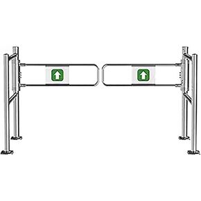 بوابة الأرجوحة المعدنية للمستودع والسوبر ماركت ، باب نقل المشاة بنسبة 90 درجة ، حاجز شاق للمكتبات والمتاجر ذات المناظر الخلابة (67x39.37in) in Kuwait