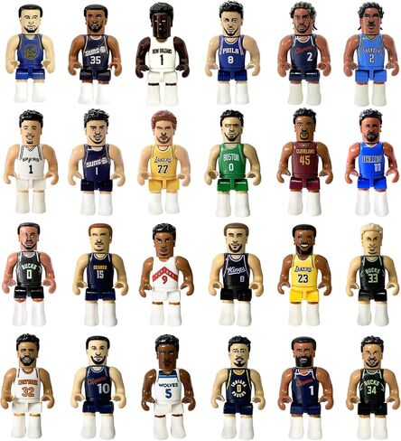 NBA Brick Heroes Collectible Blind Pack, 1 NBA Superstar Figure, Basketball, Player Card, Ages 5+ in Saudi Arabia