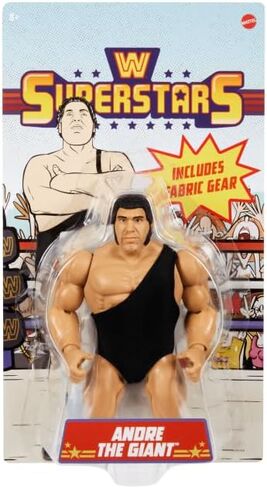 WWE Superstars Andre the Giant 6 بوصة العمل الرجعية ، الأسود in Saudi Arabia