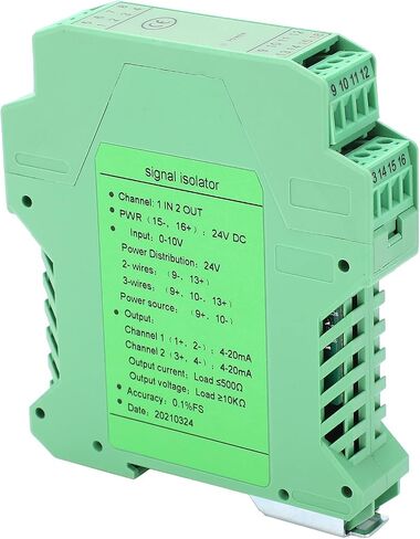 عزل إشارة العاصمة تيار الجهد الجهد جهد الدقيقة جبل 1 - 2 - OUT 0‑10V إلى 4‑20MA GLG in Saudi Arabia