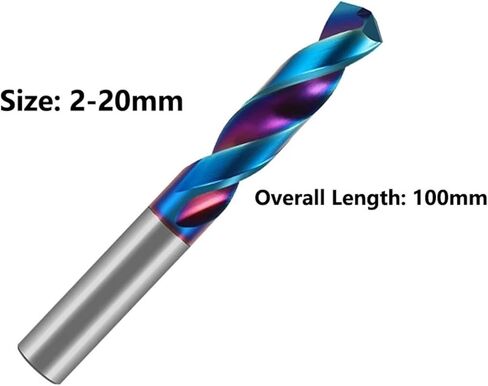2mm-3.9mmx100mm Drill Bits Set, Spiral Flute Twist Drill Bit 1Pcs(3.5mm 1pc) in Saudi Arabia