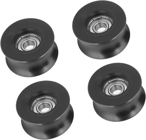aqxreight UGroove Pulley Set 4pcs 8x39 5mm Roller Wheel for Doors and Machinery in Saudi Arabia