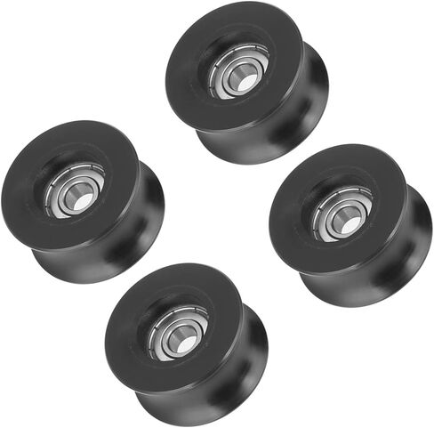 aqxreight UGroove Pulley Set 4pcs 8x39 5mm Roller Wheel for Doors and Machinery in Saudi Arabia