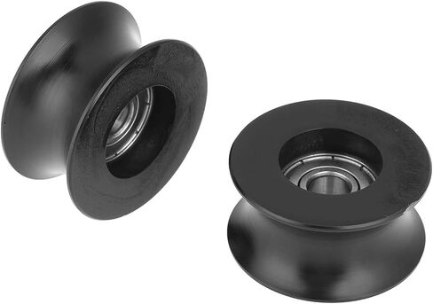 aqxreight UGroove Pulley Set 4pcs 8x39 5mm Roller Wheel for Doors and Machinery in Saudi Arabia