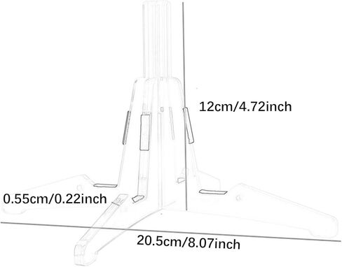 Woodwind Stand for Clarinet, Oboe, And Flute with Detachable Support, with felt pad in Kuwait