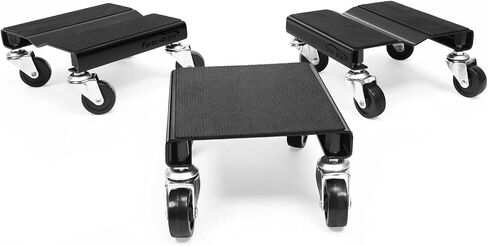 Snowmobile Dolly Set 1500lbs Capacity Anti-Slip for Snowmobiles Furniture Vehicle Lifting and Moving Equipment, Black in Saudi Arabia