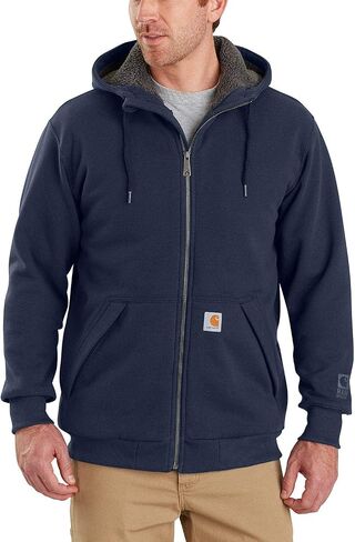 سويت شيرت Carhartt للرجال من Rain Defender ذو مقاس مريح متوسط ​​الوزن ومبطن بسحاب كامل in Saudi Arabia