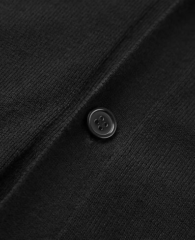 QUALFORT Mens Cardigan Sweater 100% Cotton Pockets Casual Slim Fit V-Neck Knitted Sweaters Button up in Kuwait