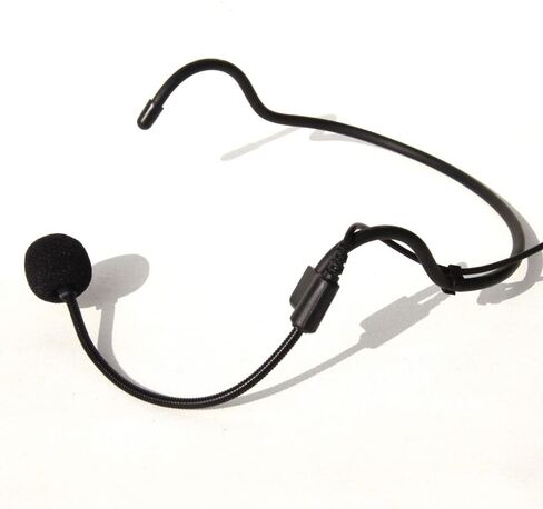 سماعات الرأس البديلة العامة ميكروفون الرأس ل shure blx1 اللاسلكية اللاسلكية اللاسلكية 4-pin mini-connector ، المكثف ، أحادي الاتجاه ، ta4f 4 دبابيس ، أسود ، hs06d4 in Saudi Arabia