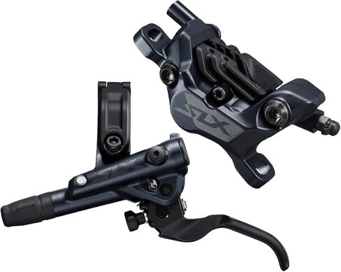 Shimano SLX BR-M7120/BL-M7100 SLX 4 POT PUT BRAKE REAVER/POST MOUNT MOUNT ، LEAR LEFT ، M7120BLR in Saudi Arabia