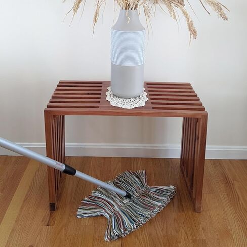 All Wool Dust Mop with Telescoping Handle and Hand Duster Made in The USA in Saudi Arabia