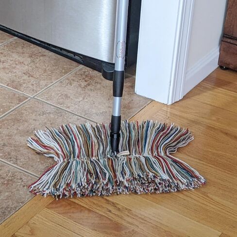 All Wool Dust Mop with Telescoping Handle and Hand Duster Made in The USA in Saudi Arabia