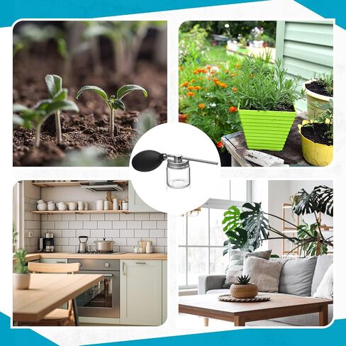 Patelai diaTomaceous Earth Food Grade Duster ، بخاخ موزع مسحوق الحديقة ، قضيب مسحوق المنزل ، سعة زجاجة الرش حوالي 2 أوقية ، Duster Duster لأغراض متعددة ، داخلي وخارجي الاستخدام in Saudi Arabia