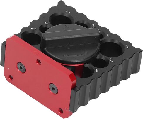 Dowel Maker Jig 8-20mm Adjustable Aluminium Alloy Electric Drill Milling Dowel Auxiliary Tool in Saudi Arabia