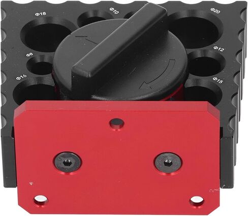 Dowel Maker Jig 8-20mm Adjustable Aluminium Alloy Electric Drill Milling Dowel Auxiliary Tool in Saudi Arabia