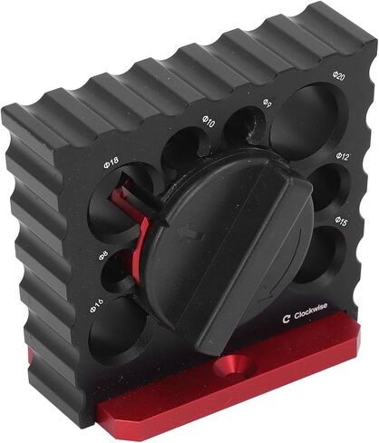 Dowel Maker Jig 8-20mm Adjustable Aluminium Alloy Electric Drill Milling Dowel Auxiliary Tool in Saudi Arabia