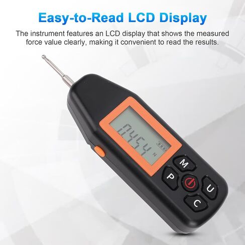ASIXXSIX Digital Tensiometer ، يدعم مقياس القياس القياسي لقياس LCD مضغوط خفيف الوزن N LB kg oz g ، عملية واحدة محمولة ذات دلالة واحدة ، إيقاف تشغيل تلقائي in Saudi Arabia