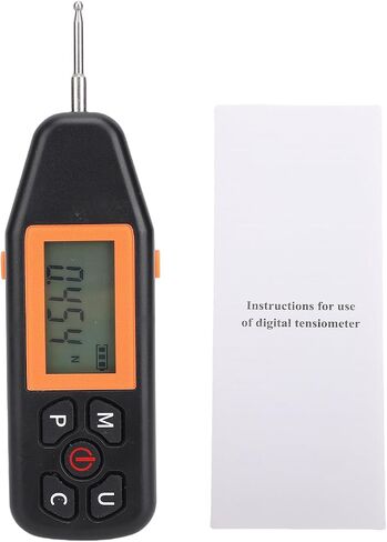 ASIXXSIX Digital Tensiometer ، يدعم مقياس القياس القياسي لقياس LCD مضغوط خفيف الوزن N LB kg oz g ، عملية واحدة محمولة ذات دلالة واحدة ، إيقاف تشغيل تلقائي in Saudi Arabia