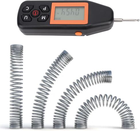 ASIXXSIX Digital Tensiometer ، يدعم مقياس القياس القياسي لقياس LCD مضغوط خفيف الوزن N LB kg oz g ، عملية واحدة محمولة ذات دلالة واحدة ، إيقاف تشغيل تلقائي in Saudi Arabia