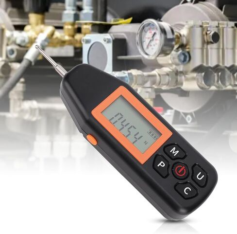 ASIXXSIX Digital Tensiometer ، يدعم مقياس القياس القياسي لقياس LCD مضغوط خفيف الوزن N LB kg oz g ، عملية واحدة محمولة ذات دلالة واحدة ، إيقاف تشغيل تلقائي in Saudi Arabia