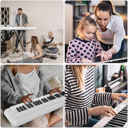 88 Key Piano Keyboard,Beginner Electric Digital Piano with Semi Weighted Keys,Keyboard Piano withSustain Pedal, Power Supply, Stand, Carrying Case,HeadphonesZ12 in Saudi Arabia