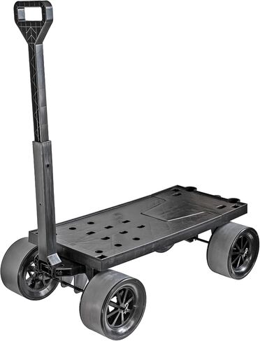 Mighty Max Cart Platform Hand Truck & Moving Dolly, Black - 250 lb Capacity (Flatbed Only) 100% USA Made in Saudi Arabia