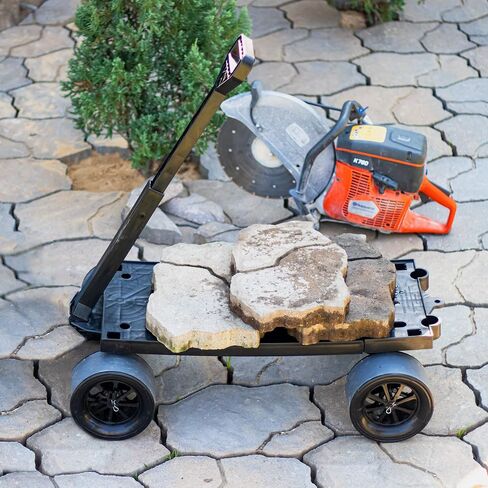 Mighty Max Cart Platform Hand Truck & Moving Dolly, Black - 250 lb Capacity (Flatbed Only) 100% USA Made in Saudi Arabia