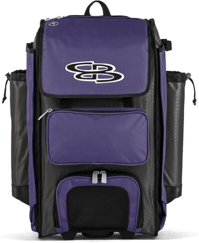 Boombah Catchers Superpack Hybrid Rolling Bat Bag - Multiple Colors - Wheeled & Backpack Version in Saudi Arabia