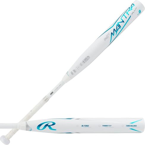 Rawlings | Mantra+ Fastpitch Softball Bat | Approved for All Fields | -11 / -10 / -9 Drop | 2 Pc. Composite | Multiple Sizes in Saudi Arabia