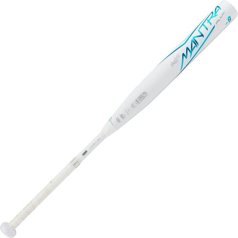 Rawlings | Mantra+ Fastpitch Softball Bat | Approved for All Fields | -11 / -10 / -9 Drop | 2 Pc. Composite | Multiple Sizes in Saudi Arabia