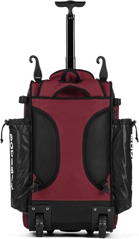 Boombah Catchers Superpack Hybrid Rolling Bat - ألوان متعددة - نسخة ذات عجلات وظهر على ظهرها in Saudi Arabia