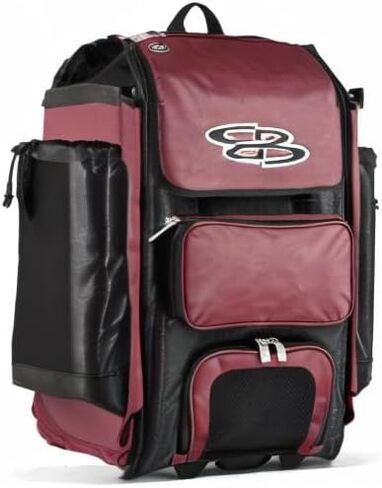 Boombah Catchers Superpack Hybrid Rolling Bat - ألوان متعددة - نسخة ذات عجلات وظهر على ظهرها in Saudi Arabia