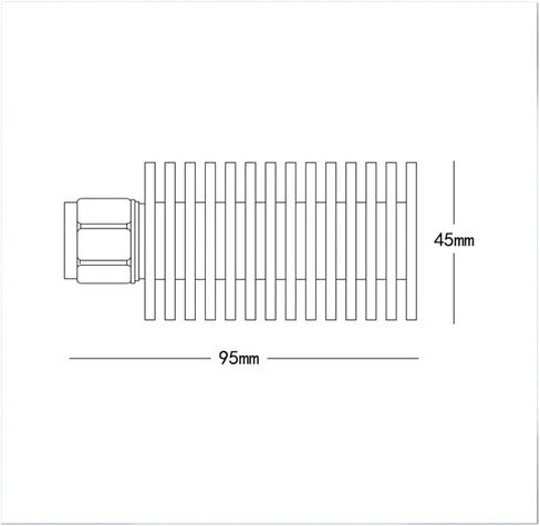 50W RF Dummy Load - SMA Male 50 Ohm - DC 3GHz to 6GHz - High Power Termination Blessing(4GHZ) in Saudi Arabia