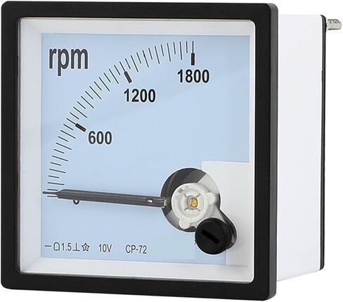 SQ-72 CP-72 Panel Meter Pointer RPM مقياس تاكومتر 1800R 10V 1PCS in Saudi Arabia