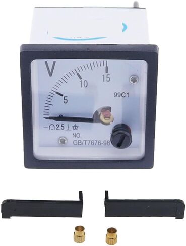 99C1 DC 0-300V 10V 20V 30V 50V 100V 150V Analog Panel Volt Voltage Meter Voltmeter Gauge 48mm 1Pcs(25V) in Saudi Arabia
