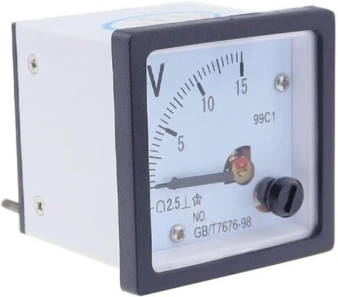 99C1 DC 0-300V 10V 20V 30V 50V 100V 150V Analog Panel Volt Voltage Meter Voltmeter Gauge 48mm 1Pcs(25V) in Saudi Arabia