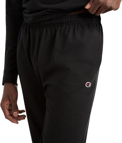Champion Men's Everyday Cotton Joggers, 31" Inseam, Cotton Knit Jog Pants Left Hip "C" Logo, Tapered Jersey Jogger Pants in Saudi Arabia