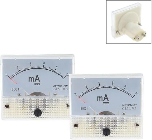 85C1-MA DC GAUGE TANSTER TANSTER CATRESS 1/5/10/20/30/10/100/200/300/500MA AMMMMERS 1PC (30MA) in Saudi Arabia
