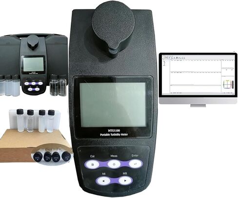 Water Quality Meter Turbidity Meters Portable Water Quality Meter with Range 0 to 1100 NTU/FNU 0 to 275 EBC 0 to 9999 ASBC ASTM ISO 7027 Standard Nephelometric Principle USB Interface in Saudi Arabia