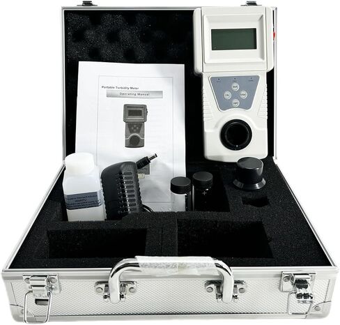 Portable Turbidimeter Turbidity Analyzer Turbidity Meter with Formazine Standard Turbidity Solution Measurement Range 0-200 NTU Minimum Indication 0.01 NTU for Power Plants, Waterworks,Etc in Saudi Arabia