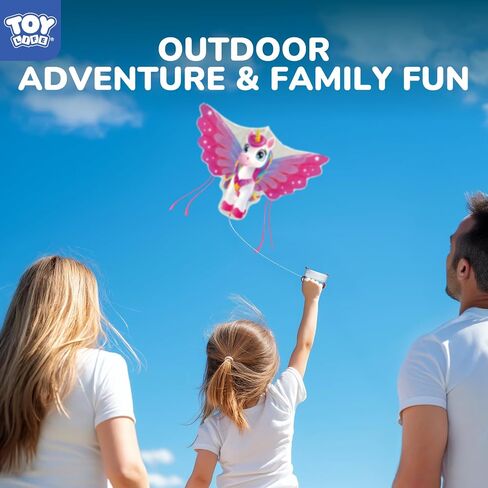 لعبة Toy Life 48.4 '' Giant Girls Kites من السهل الطيران للأطفال البالغين بسلسلة 328.1 قدمًا ، لعبة Beach Kite Outdoor Outside Activity ، ألعاب للفتيات ، هدية للفتيات من 4 إلى 8 سنوات in Saudi Arabia